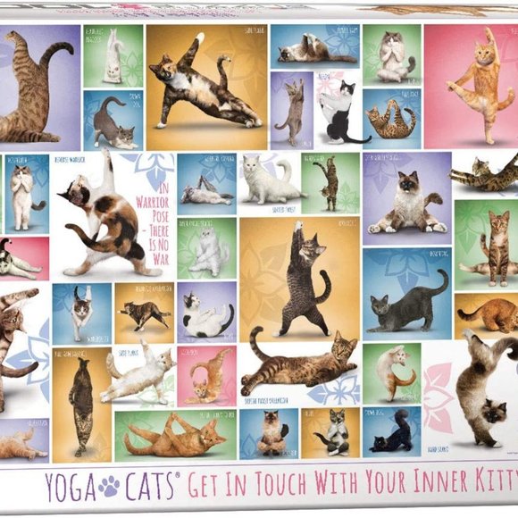 Yoga Cats 1000-Piece Puzzle - Picture 2 of 2